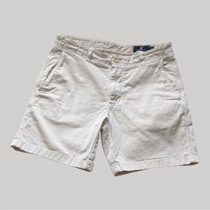 Vineyard Vines Men's Island Shorts Zipper Closure Sz 31 Light Cream Color Cotton